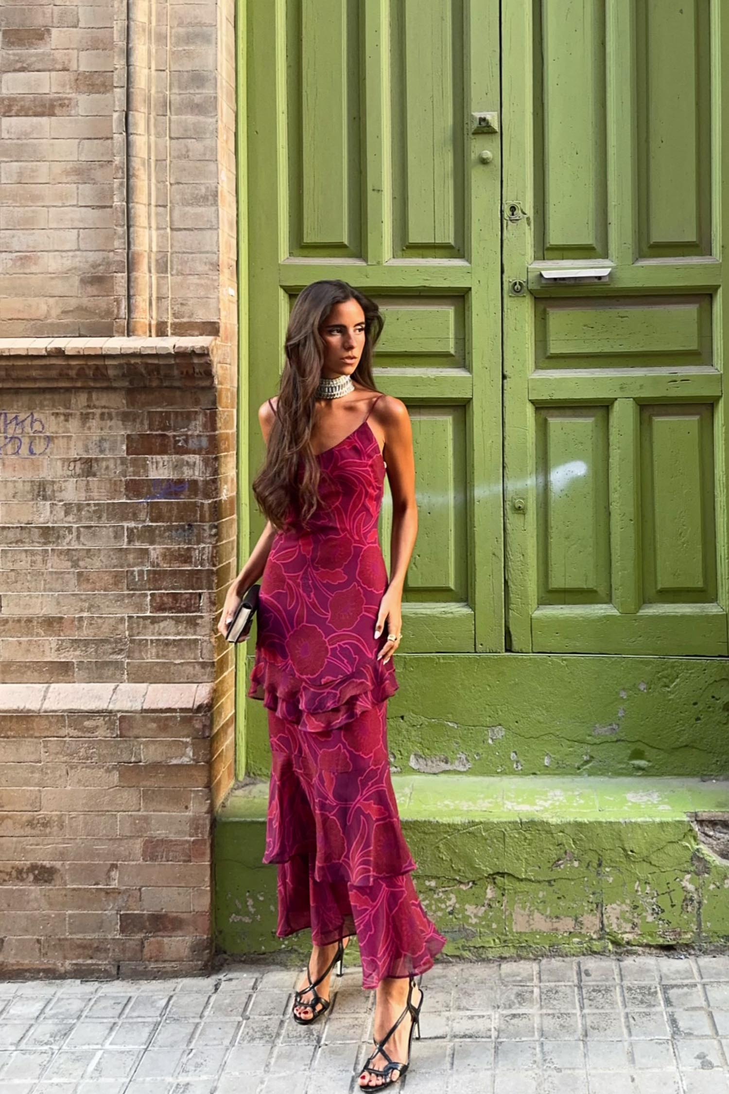 Vestido Salissa Fucsia